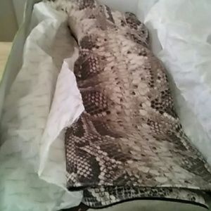 Snakeskin boots